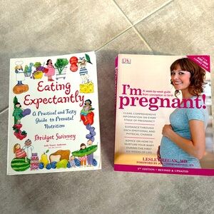 Set of 2 Pregnancy Books - I'm Pregnant! & Eating Expectantly Recipe Book
